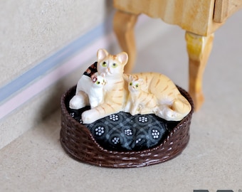 Kit Per Costruire Casa Scatola Biscotti In Miniatura Per Case Delle Bambole - Scala 1:12, Decorazione Animali Smerigliati Collezione Dollhouse USA