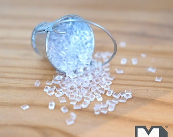 Cubo de hojalata en miniatura para casa de muñecas con hielo, cubo de metal a escala 1:12 con cubitos de hielo - E040