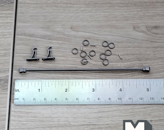 Melody Jane Casa De Muñecas Blanco Cortinas De Cocina & Cenefa En Riel