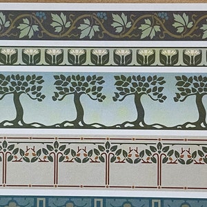 1:12 Poppenhuisbenodigdheden Behangranden Kunst- en ambachtsranden