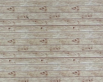 1:12 Dollhouse Hardwood Floor Paquet Style Floor Paper