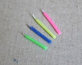 1 12 Dollhouse Miniature Birthday REAL Candles Set of 4