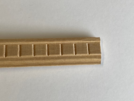 Poppenhuisbenodigdheden Plint sierlijst Bouwmateriaal Houten muurrand 11,5 inch lang - Y6 - België