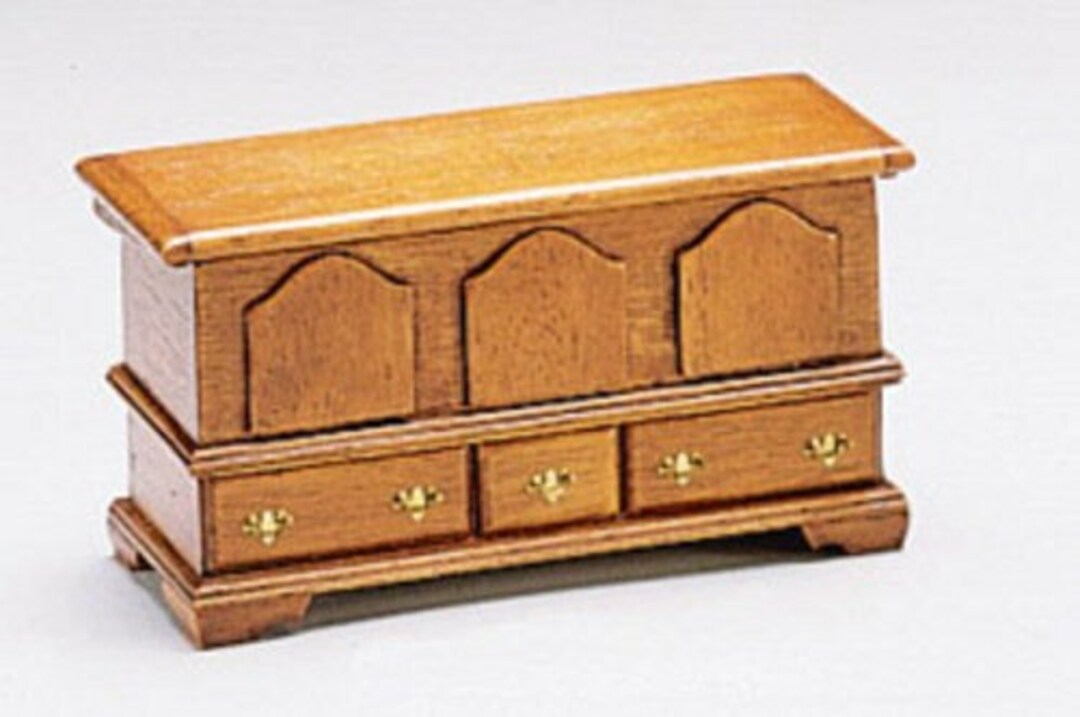 DIY Miniature Blanket Chest Kit With Material and Instruction From