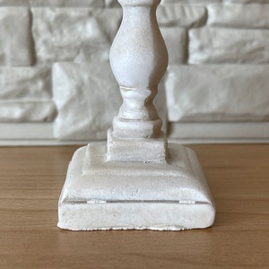 Dockhustillbehör Fågelbadsfontän, Miniatyrpiedestalfontän, Skala 1:12 Fyrkantig fontän (gjuten harts) - B061 bild 7