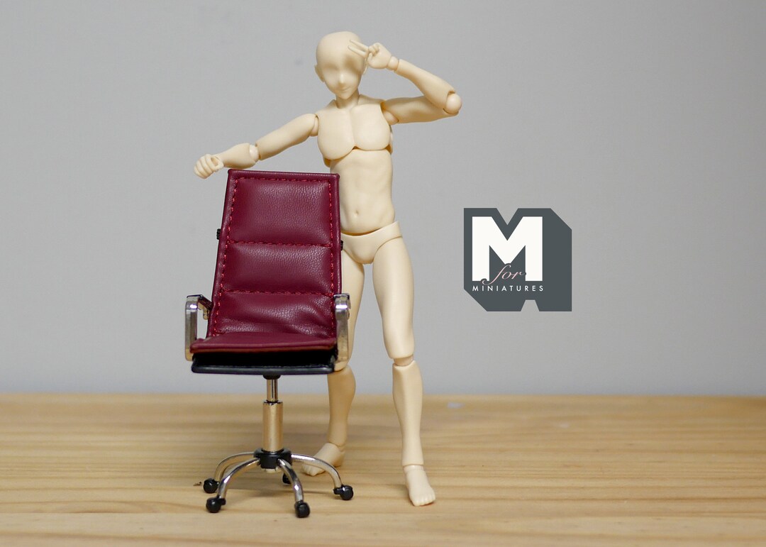 112 Dollhouse Miniature Director's Chair Modern Office Etsy