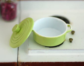 Dollhouse Supplies Metal Cooking Pot  dolls house 1 12 miniature Metal Cooking Pot - A033