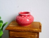 1 12 Dollhouse Miniature Clay Pottery Planter, clay flower pot, gardening 1 12 scale miniature plants container
