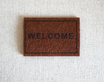 Dollhouse Supplies miniature small door rug carpet floor mat decoration 1 12 scale - D082