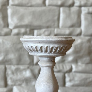 Dockhustillbehör Fågelbadsfontän, Miniatyrpiedestalfontän, Skala 1:12 Fyrkantig fontän (gjuten harts) - B061 bild 6