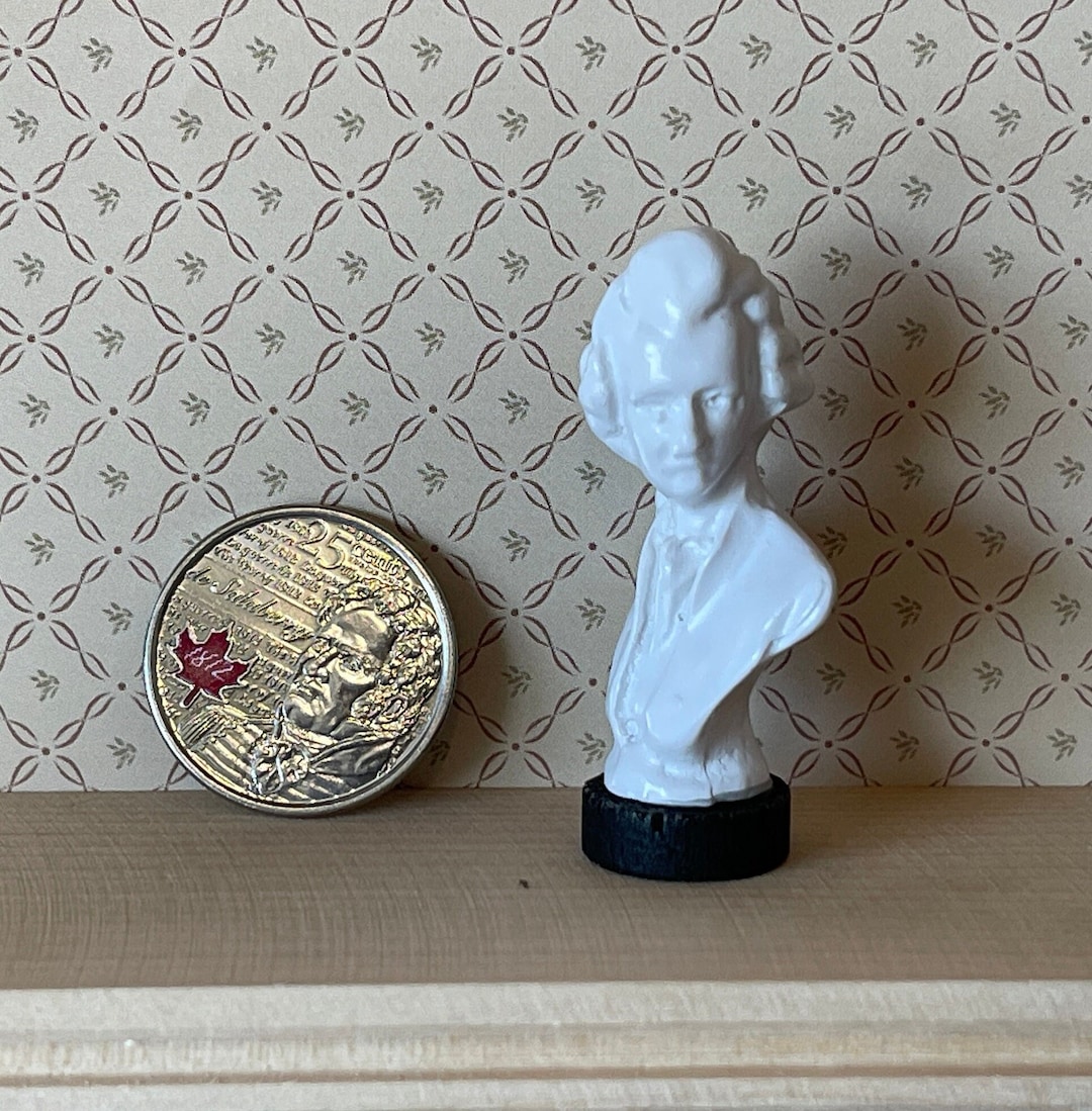 Miniature Bust 112 Scale Dollhouse Statue Sculpture With Etsy