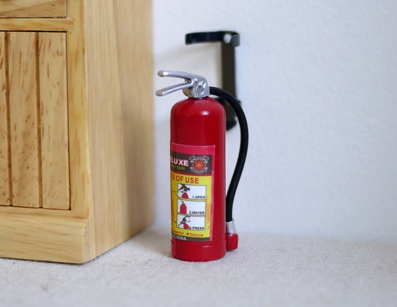 1//12 Miniature Dollhouse Fire extinguisher Dollhouse Miniature ToO/_ES