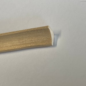 Dollhouse Supplies Ceiling Cornice Cove Molding Miniature Molding 18 inch long