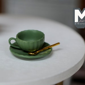 1:12 skala Puppenhaus Miniatur Tasse 3er Set (groß) - F077