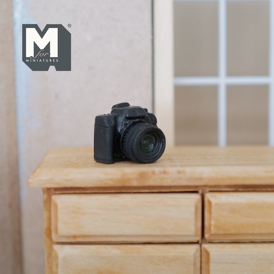 Dollhouse SLR Camera , 112 Scale Miniature DSLR Camera E101 Etsy