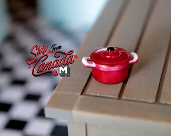 Dollhouse Supplies Metal Cooking Pot  dolls house 1 12 miniature Metal Cooking Pot - A033