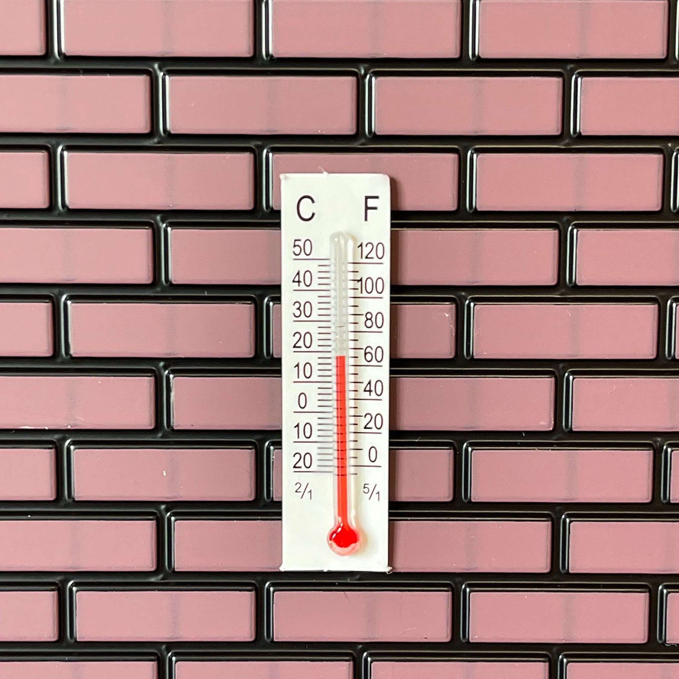 Miniature Outdoor Thermometer Dollhouse Home Decor Miniatures 1160