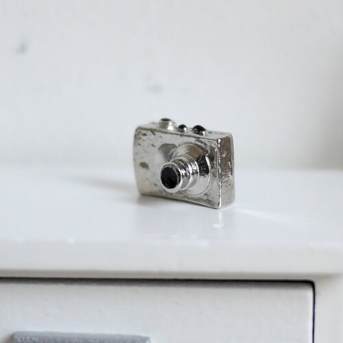 1/12 Dollhouse Camera Model Newborn Photography Prop Retro