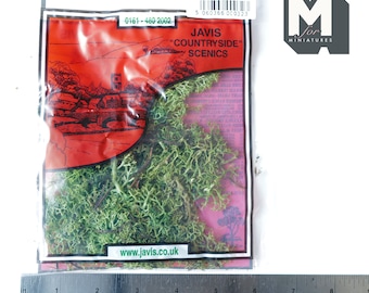 Melody Jane Puppenhaus-Zubehör – Dunkelgrüne Flechte 12 Stück, Für Miniatur-Gärten & Dioramen Im Maßstab 1:12