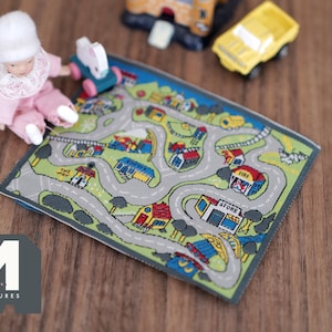 Dollhouse supplies miniatures Child Play Mat - D081