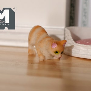 1:12 Dollhouse Miniature cat kitten 1 12th pet - C048 C052