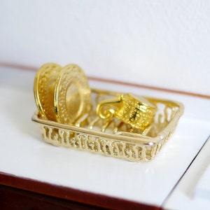 1:12 scale Dollhouse miniature Dish Rack - F061