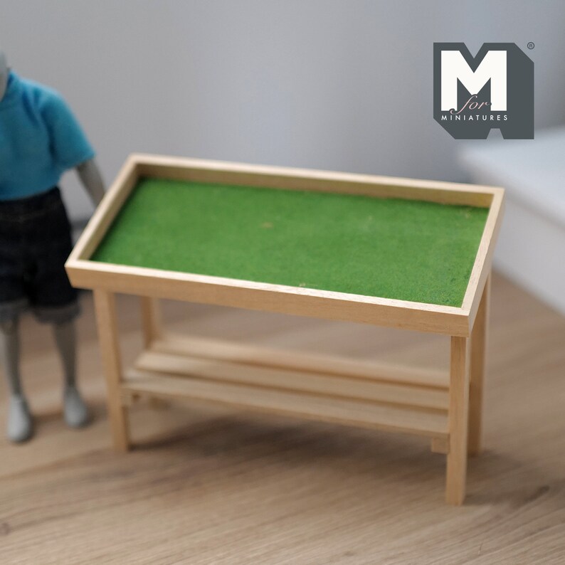 Dollhouse Food Display Shelf , Unpainted Fruit Shelf , Supermarket