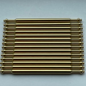1:12 Dollhouse Miniature Carpet Stair Rods Set with 15 Rods - F048