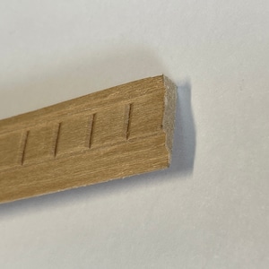 Dollhouse Supplies Baseboard Trim Molding Building Material Wooden Wall Border 18 inch long