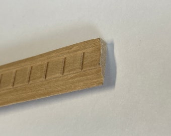 Materiale da costruzione per battiscopa, modanatura, bordo in legno per pareti, lunghezza 18 pollici - Y6