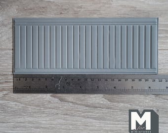 ドールハウス 腰板パネル ビーズボードパネル 1:12スケール 壁装飾