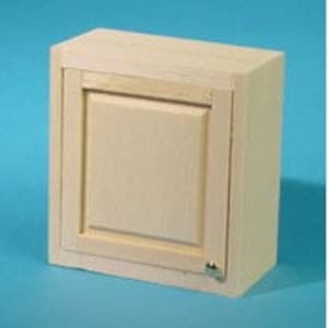 Dollhouse DIY 2" upper cabinet kit with material and instruction - J038