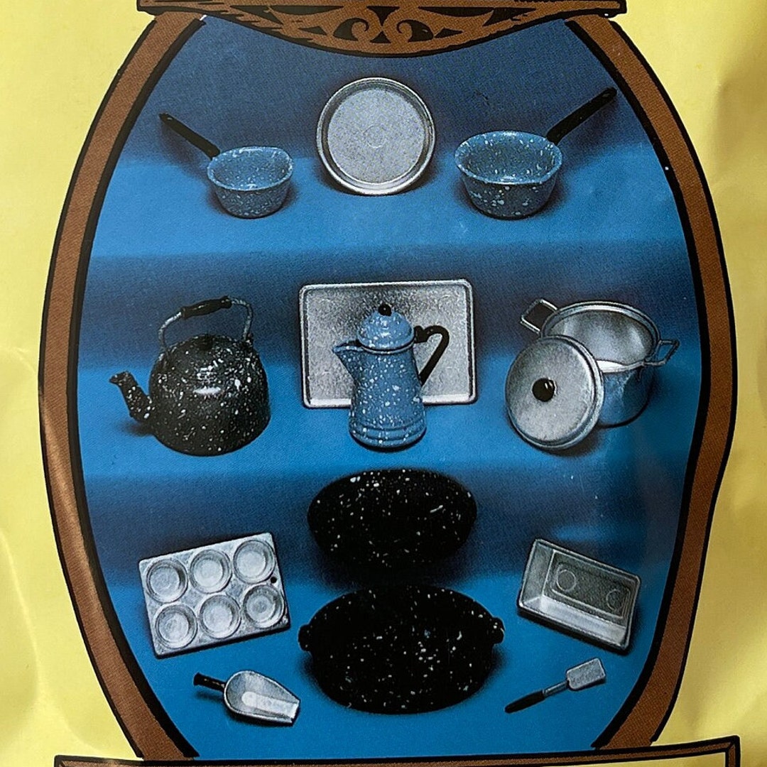 14 Piece DIY Miniature Cookware Kit self Assemble and Paint Etsy