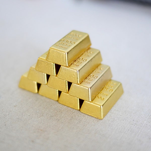 Miniature Gold Bar Etsy