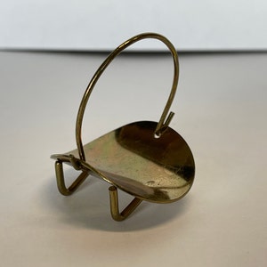 1:12 Dollhouse Supplies Miniature Brass Metal Log Holder Firewood Holder F017