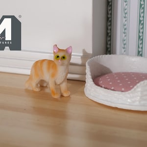 1:12 Dollhouse Miniature Katze Kätzchen 1 12th pet - C052