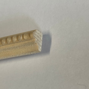 Dollhouse Supplies Ceiling Cornice Crown Molding Miniature Molding 11.5 Inch long
