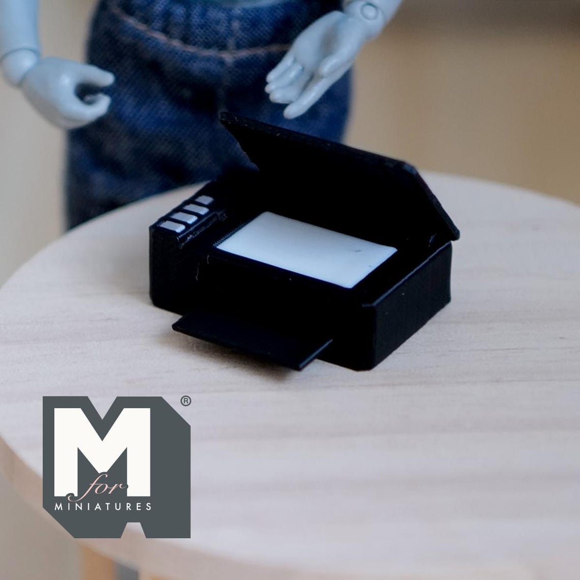 Miniature Photocopier Printer Scanner 1:12 Dollhouse Decoration All in ...