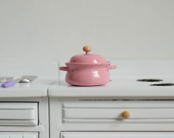 Dollhouse Supplies Metal Cooking Pot  dolls house 1 12 miniature Metal Cooking Pot - E057