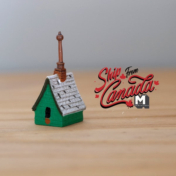 1:12 Dollhouse Miniature Irish Cottage Birdhouse - H046