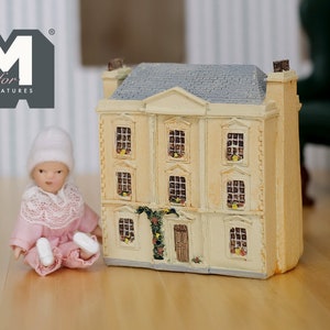 Dollhouse Supplies miniature 1:144 Resin The Montgomery house mini home tiny house-in-a-house - C077