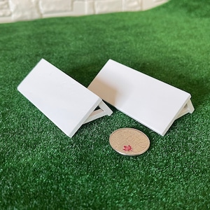 1:12 Miniature Wall Shelves , Wall Rack , Decorative Shelf , Display Shelf  Set of 2 - D049