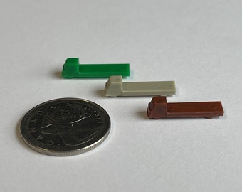 Miniatur-Flachbett-LKW im Maßstab 1:500, Puppenhauszubehör, verschiedene Farben, 3er-Set - I034