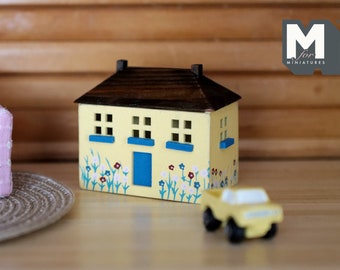 Set 4 Pezzi Mini Cavalletto In Legno E Lavagna In Miniatura – Accessori Per Casa Delle Bambole 1:12 – Decorazioni In Scala Per Mini Giardini E Diarama - 6