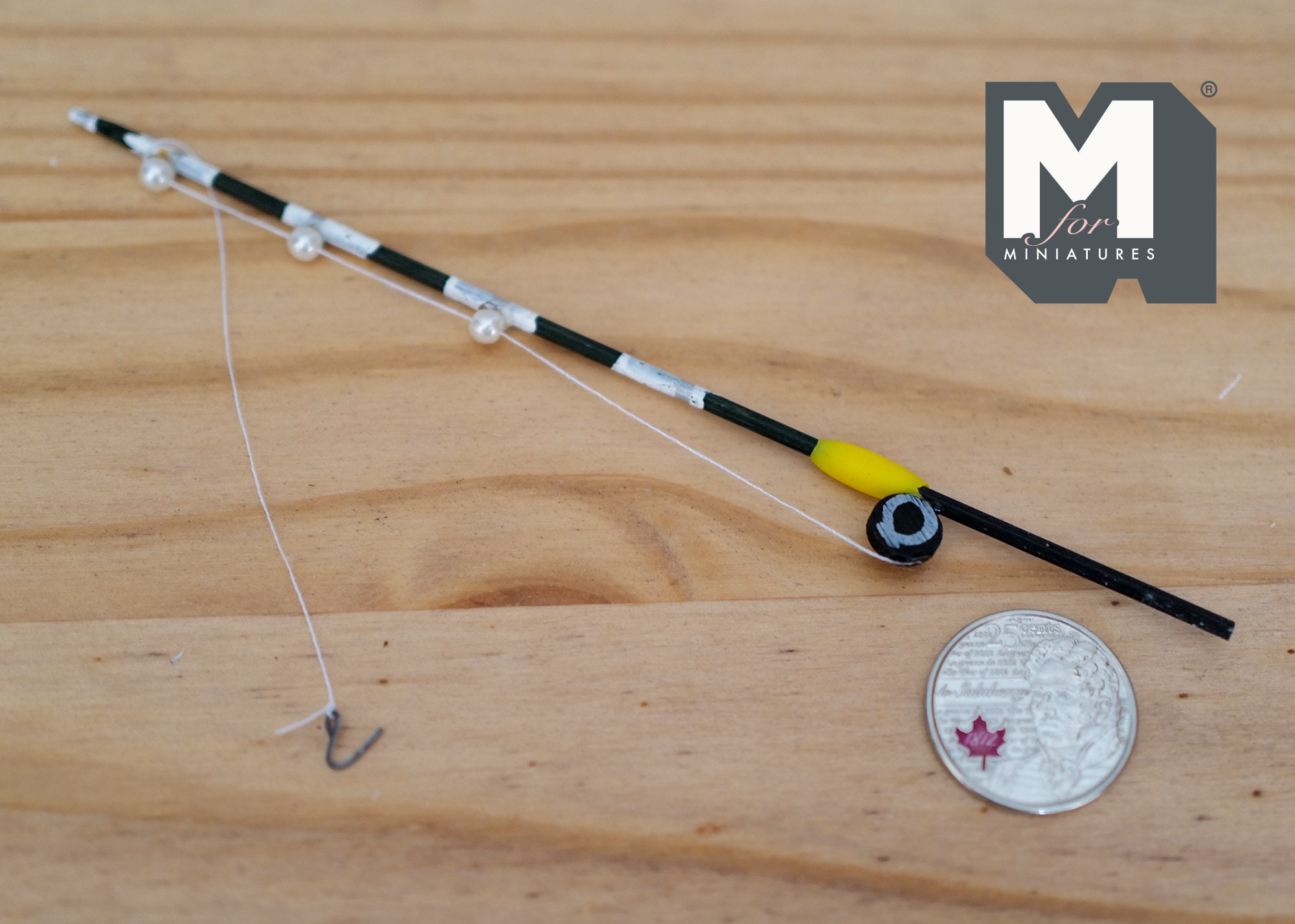 1:12 Dollhouse Miniature Fishing Pole Fish Rod E074 