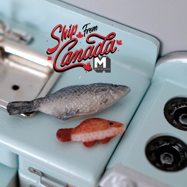thumbnail image 2 of 5Pcs 1:12 Scale Dollhouse Miniature Fish – Realistic Plastic Model For Living Room Decor 2 of 4