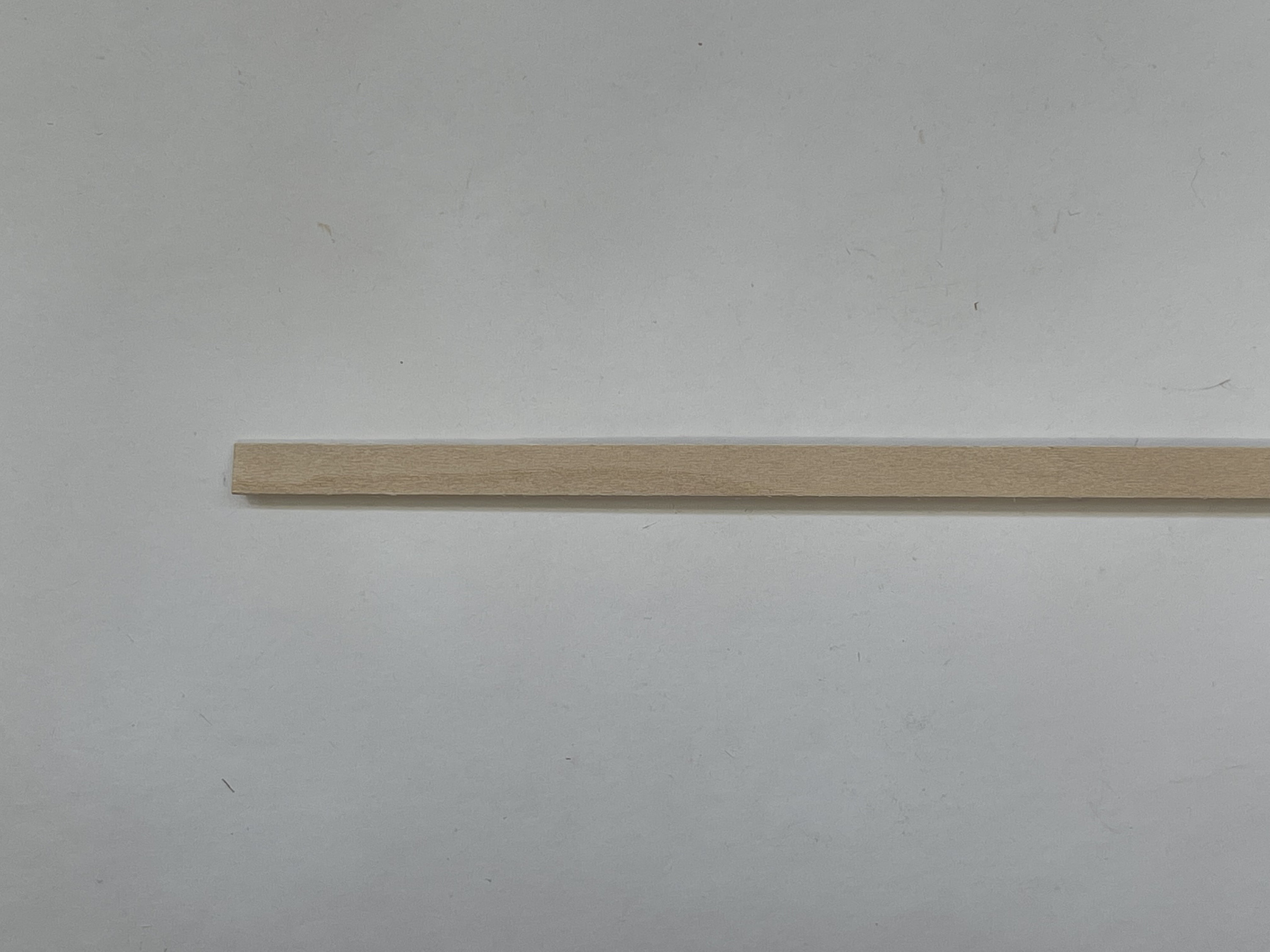 Wood Strips Dollhouse Supplies Door Trim Window Casing Set of 12 , 1/32" x 5/16" x 12" inch long each