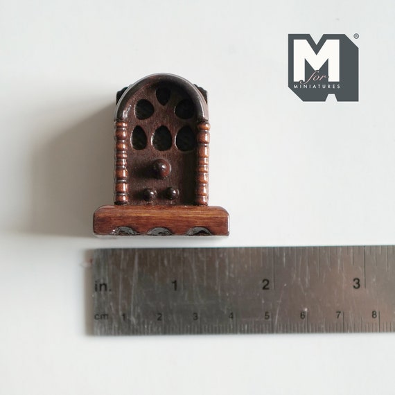 Radio Retrò In Miniatura Per Case Delle Bambole 1:12 - Modello Vintage Simulato, Perfetto Per Decorare E Giocare