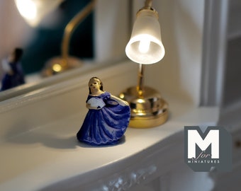 VBESTLIFE Bilancia In Miniatura Per Casa Delle Bambole, Scala 1:12, In Lega E Legno, Con Pesi, Decorazione Retrò