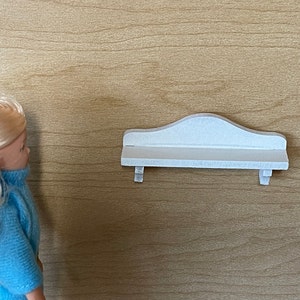 1:12 Puppenhaus Zubehör Miniatur Wandregal aus Holz - D030